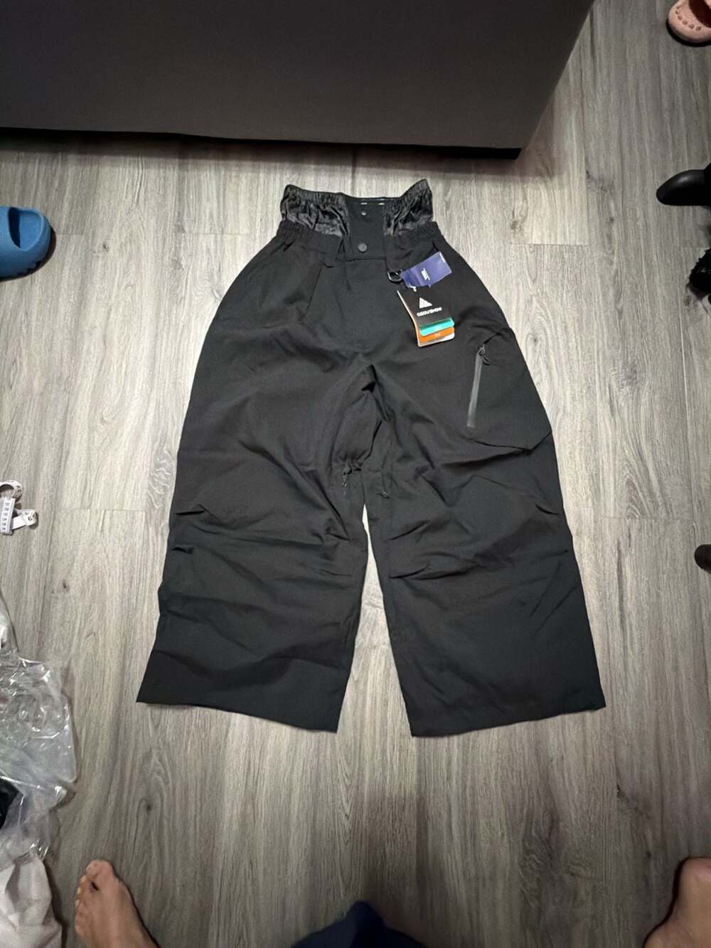 GSOU SNOW Black Waterproof Winter Snowboard Ski Pants New with Tags